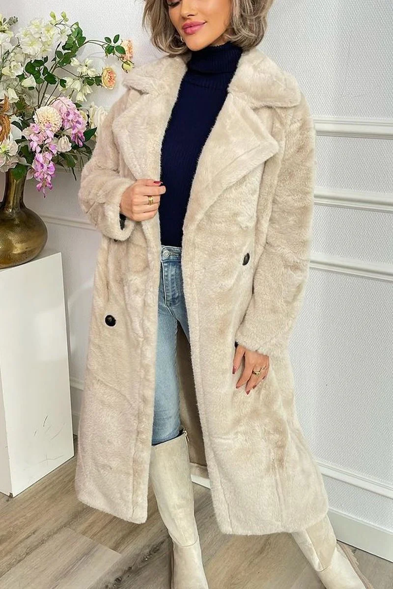 Women's Faux Fur Jacket Overcoats